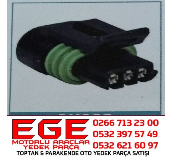 3K002 OTO SOKET Potansiyemetre/Sensör Soketi/Bobin Soketi/EnjektörSoketi RENAULT-FIAT