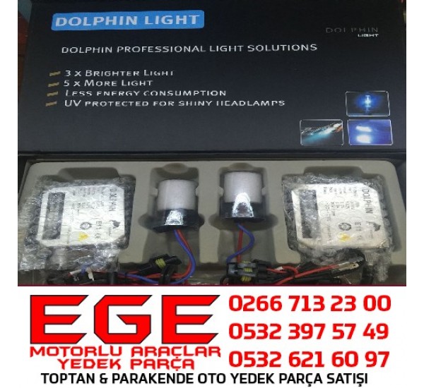 DOLPHIN H3 8000K XENON KİT