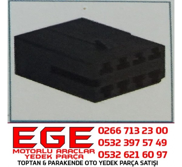 8K002 OTO SOKET MOTORLU AYNA SOKETİ  RENAULT