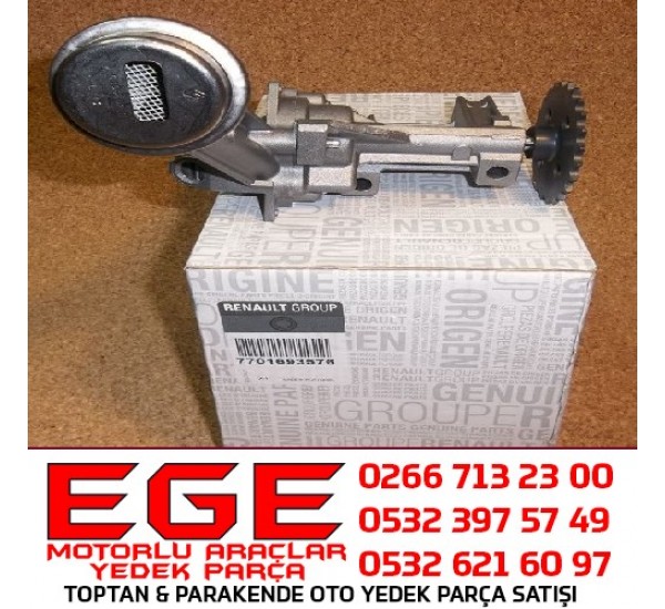 CLİO YAĞ POMPASI  K4J YAĞ POMPASI K4M  YAĞ POMPASI (MAİS) 7701693575 