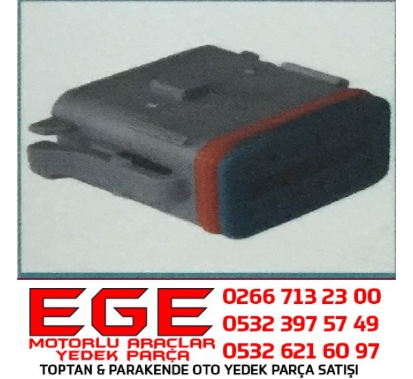 12K003 OTO SOKET DEUTSCH 12 Lİ SOKET (DT06-12S)  İŞ MAKİNASI