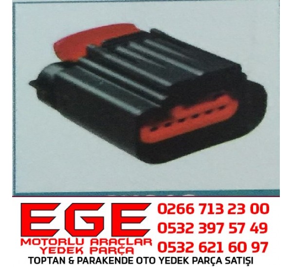 6K013 OTO SOKET Akışmetre/Debimetre Soketi  FORD 6C11-12B579-AA 7M51-12B579-BB PEUGEOT Jumper Boxer
