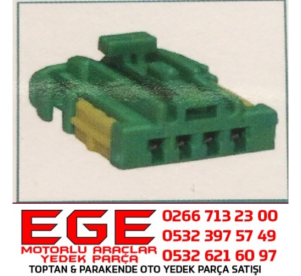 4K017 OTO SOKET Fren Müşür Ve Rezistans Soketi  RENAULT/DACIA