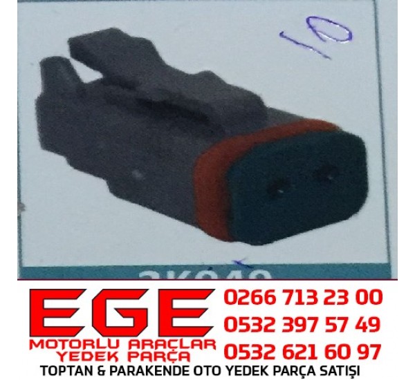 2K049 DEUTSCH 2 Lİ SOKET (DT06-2S)