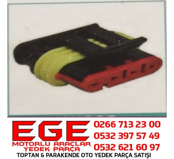 4K008 OTO SOKET Bobin Soketi Üniversal 4 Yollu  TOFAŞ