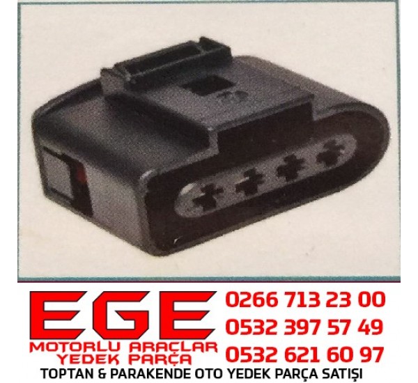 4K022A OTO SOKET D TİP KALIN TERMİNAL SOKET  BOBİN SOKETİ