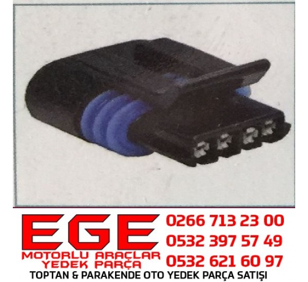 4K001 OTO SOKET ROLANTİ MOTOR VE ENJEKSİYON SOKETİ  FIAT RENAULT