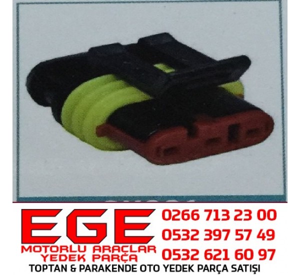 3K001 OTO SOKET Üniversal 3 Yollu Soket