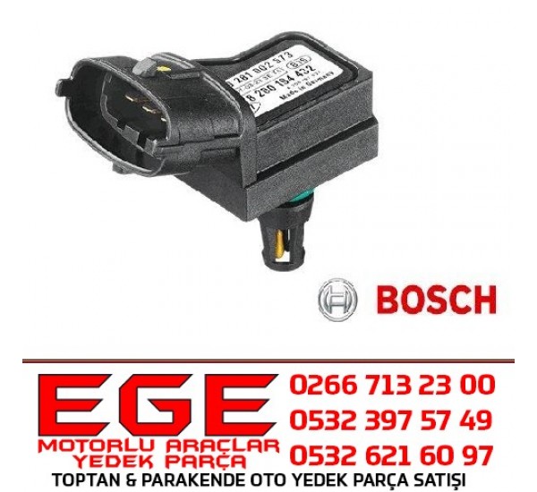 RENAULT MASTER 2.5 DCI G9U Şarj Basınç Sensörü BOSCH 0281002573