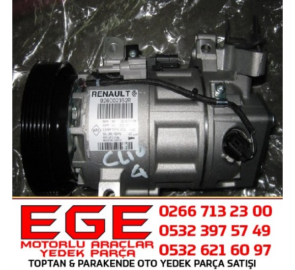 926002352R KLİMA KOMPRESÖRÜ CLİO IV CAPTUR 1.5